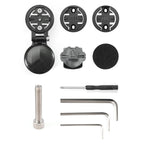 Rockbros WT-2 dviračio kompiuterio laikiklis su vieta AirTag - juoda -- Cycling Accessories