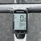 Rockbros WT-2 dviračio kompiuterio laikiklis su vieta AirTag - juoda -- Cycling Accessories
