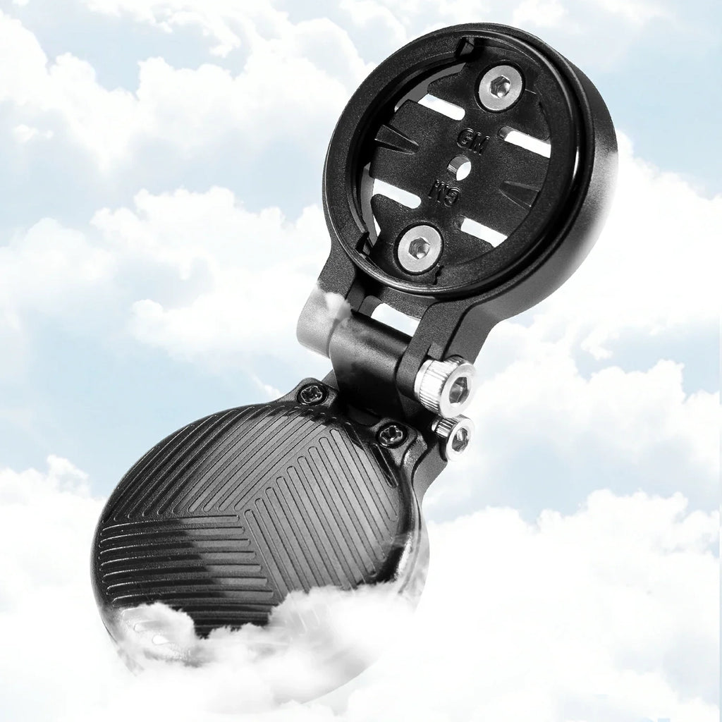 Rockbros WT-2 dviračio kompiuterio laikiklis su vieta AirTag - juoda -- Cycling Accessories