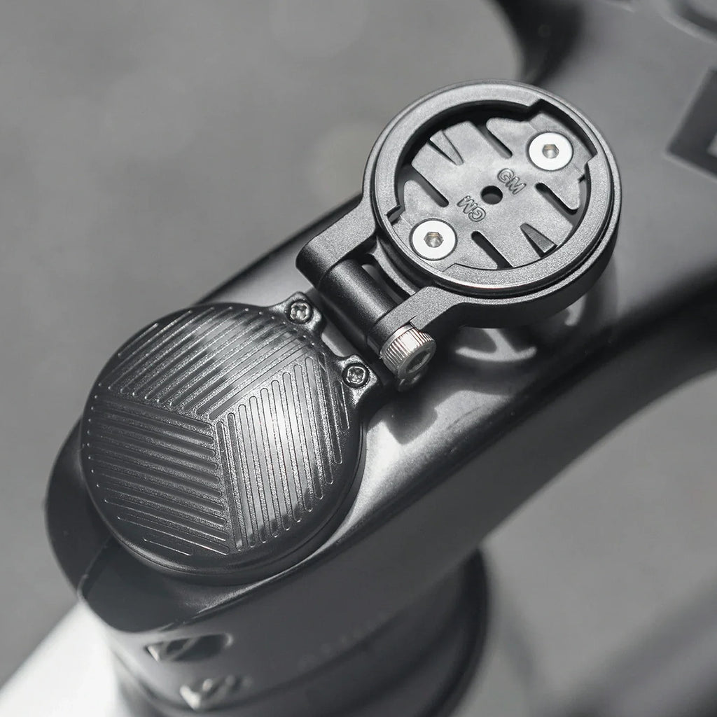 Rockbros WT-2 dviračio kompiuterio laikiklis su vieta AirTag - juoda -- Cycling Accessories