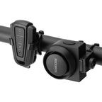 Rockbros A2 Dviračio skambis su 115 dB aliarmą ir USB-C nuotoliniu valdymu - Juodas -- Bicycle Bells & Horns