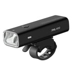 Rockbros RHL400 priekinė dviračio šviesa 400lm USB-C - juoda -- Bicycle Lights