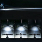 Rockbros RHL400 priekinė dviračio šviesa 400lm USB-C - juoda -- Bicycle Lights