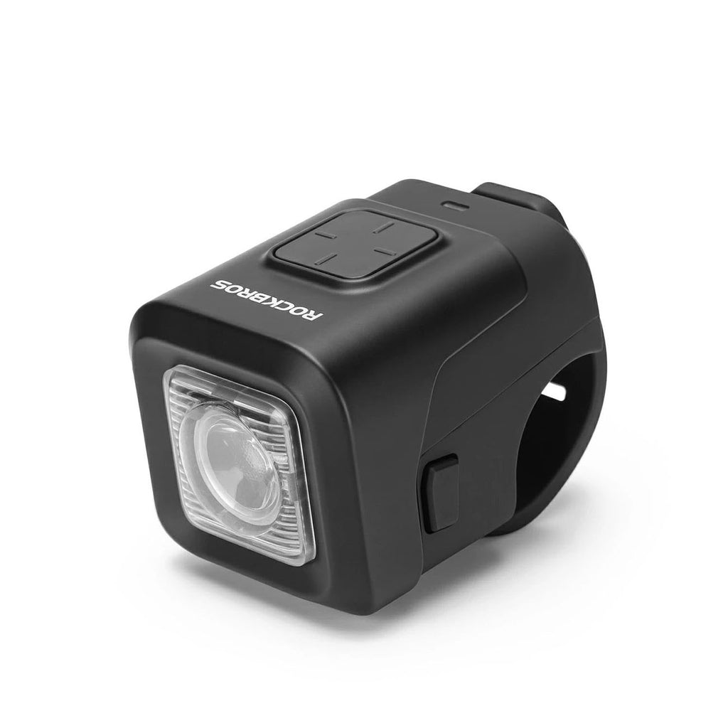 Rockbros SKL01 Priekinė dviračio lempa 450 lm su 120 dB USB-C dviračio varpu - juoda -- Bicycle Lights