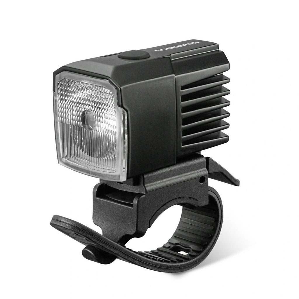 Rockbros RHL1600 Priekinė dviračio lempa 1600 lm su išorine maitinimo dalimi USB-C - juoda -- Bicycle Lights