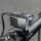 Rockbros RHL1600 Priekinė dviračio lempa 1600 lm su išorine maitinimo dalimi USB-C - juoda -- Bicycle Lights