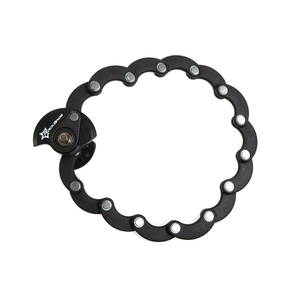 Rockbros WL798 sulankstytas U formos dviracio spyna - juoda -- Bicycle Locks