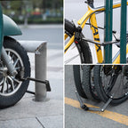 Rockbros LFCXR0085 sulankstyта dviracio spyna su kombinacija - juoda -- Bicycle Locks