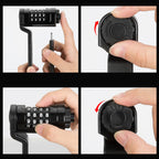 Rockbros LFCXR0085 sulankstyта dviracio spyna su kombinacija - juoda -- Bicycle Locks