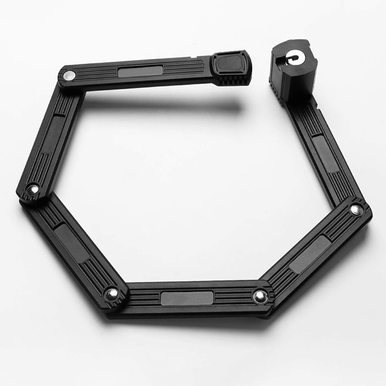 Rockbros LKXR2006 Sulankstoma dviračio spyna su raktu - juodas -- Bicycle Locks