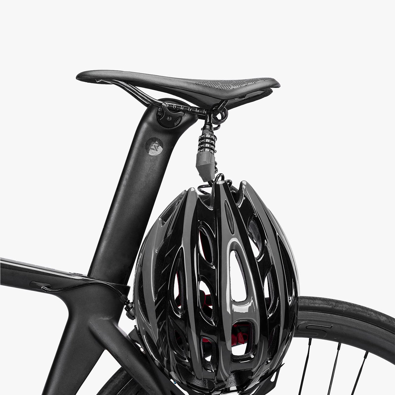 Rockbros T530 kasko spyna - juoda -- Bicycle Helmets