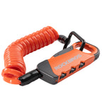 Rockbros RBK6N kombinuota dviračio spyna - Oranžinė -- Bicycle Locks