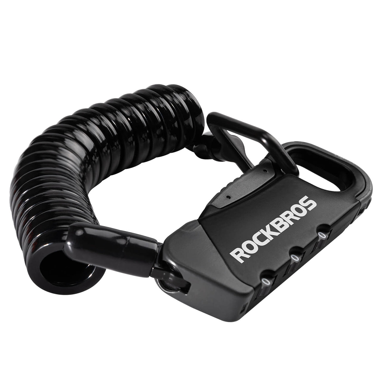 Rockbros RBK6N kombinuota dviračio spyna - Juoda -- Bicycle Locks