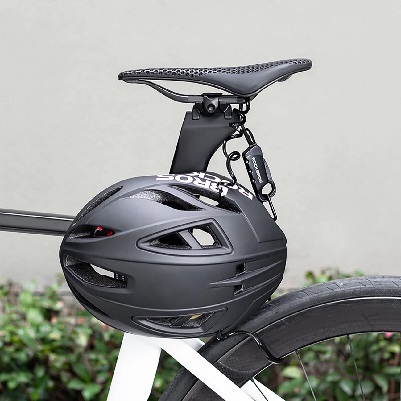 Rockbros RBK6N kombinuota dviračio spyna - Juoda -- Bicycle Locks
