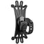 Rockbros LF436 vairo spaustuko telefono laikiklis - juodas -- Cell phone holders