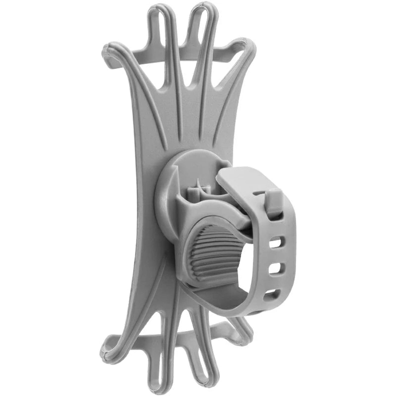 Rockbros LF436 vairo spaustuko telefono laikiklis - pilka -- Cell phone holders