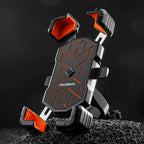 Rockbros HW-117 Vairo žiabinto telefono laikiklis - juoda ir oranžinė -- Cell phone holders