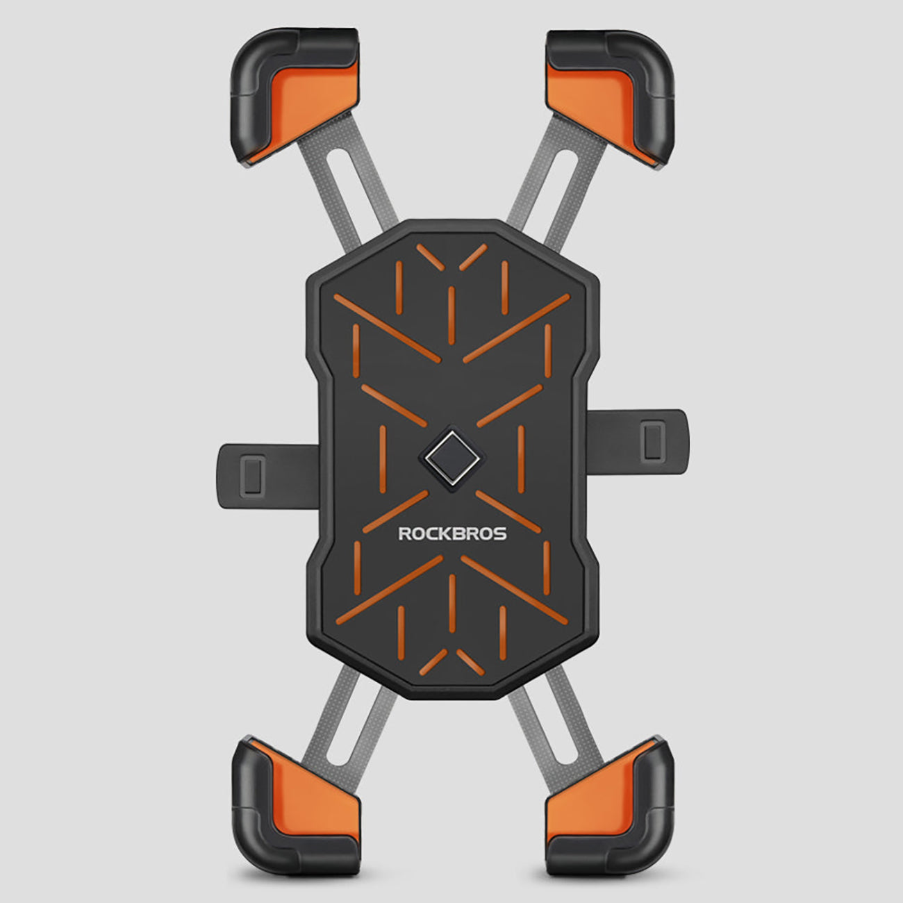 Rockbros HW-117 Vairo žiabinto telefono laikiklis - juoda ir oranžinė -- Cell phone holders