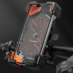 Rockbros HW-117 Vairo žiabinto telefono laikiklis - juoda ir oranžinė -- Cell phone holders