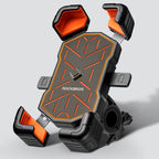 Rockbros HW-117 Vairo žiabinto telefono laikiklis - juoda ir oranžinė -- Cell phone holders