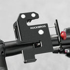 Rockbros 25210038101 spaustuvinis telefono laikiklis - juodas -- Cell phone holders