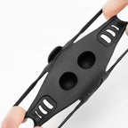 Rockbros LF24166 silikono dviračio telefono laikiklis 4-7" - juodas -- Cell phone holders