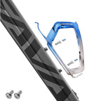 Rockbros RKL02 Aliuminio butelio laikiklis - Mėlyna ir sidabrinė -- Bicycle Bottle Cages