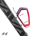 Rockbros RKL02 Aliuminio butelio laikiklis - Juoda ir raudona -- Bicycle Bottle Cages