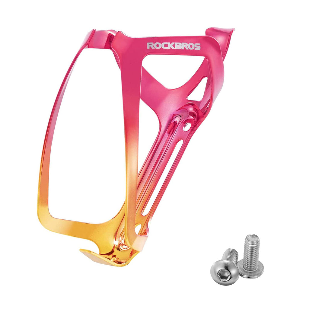 Rockbros RKL02 aliuminio butelio laikikilkis - raudonas ir auksinės spalvos -- Bicycle Bottle Cages