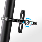 Rockbros KS-415 reguliuojamas aliuminio butelio laikikilčio adapteris - juodas -- Bicycle Bottle Cages