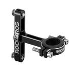 Rockbros KS-416 reguliuojamas aliuminio butelio laikikilčio adapteris - juodas -- Bicycle Bottle Cages