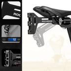 Rockbros 31210003001 butelio laikikilčio adapteris aliuminio sėdynei - juodas -- Bicycle Bottle Cages