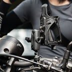 Rockbros 2-3D reguliuojamas butelio laikikilkis dviračiams ir motociklams - juodas -- Bicycle Bottle Cages