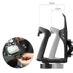 Rockbros 2-3D reguliuojamas butelio laikikilkis dviračiams ir motociklams - juodas -- Bicycle Bottle Cages
