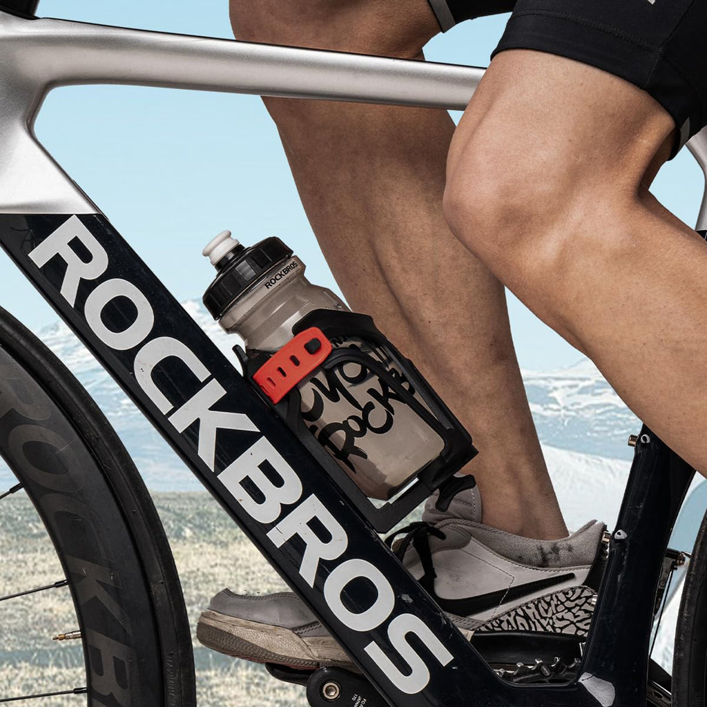 Rockbros 31210029 motociklo butelio laikiklis - juodas ir raudonas -- Bicycle Bottle Cages