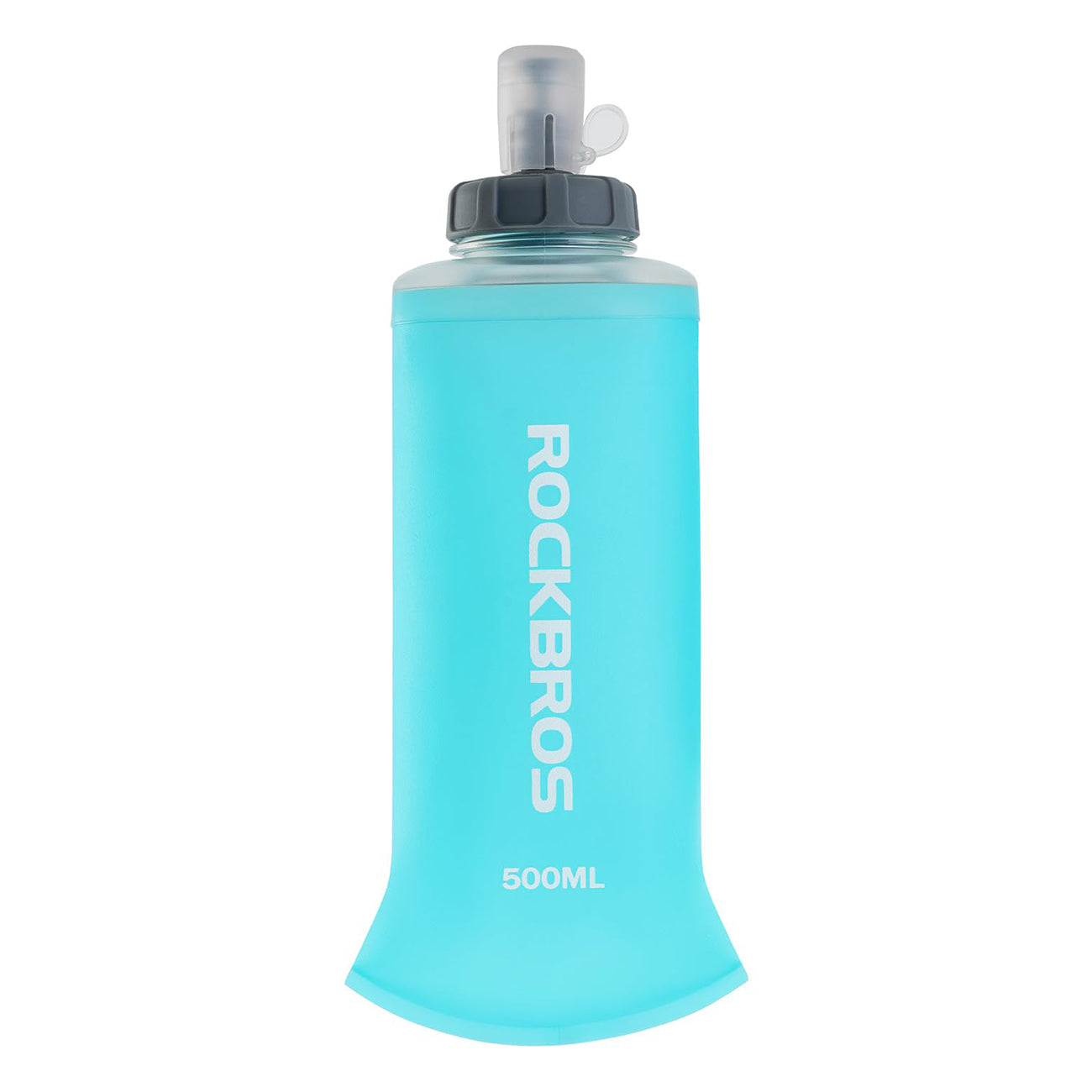Rockbros 35210027001 minkšta bėgimo vandeni kolba 500 ml - šviesiai mėlyna -- Sports Water Bottles