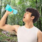 Rockbros 35210027001 minkšta bėgimo vandeni kolba 500 ml - šviesiai mėlyna -- Sports Water Bottles