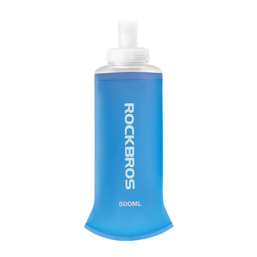 Rockbros 35210027002 minkšta bėgimo vandeni kolba 500 ml - mėlyna -- Sports Water Bottles