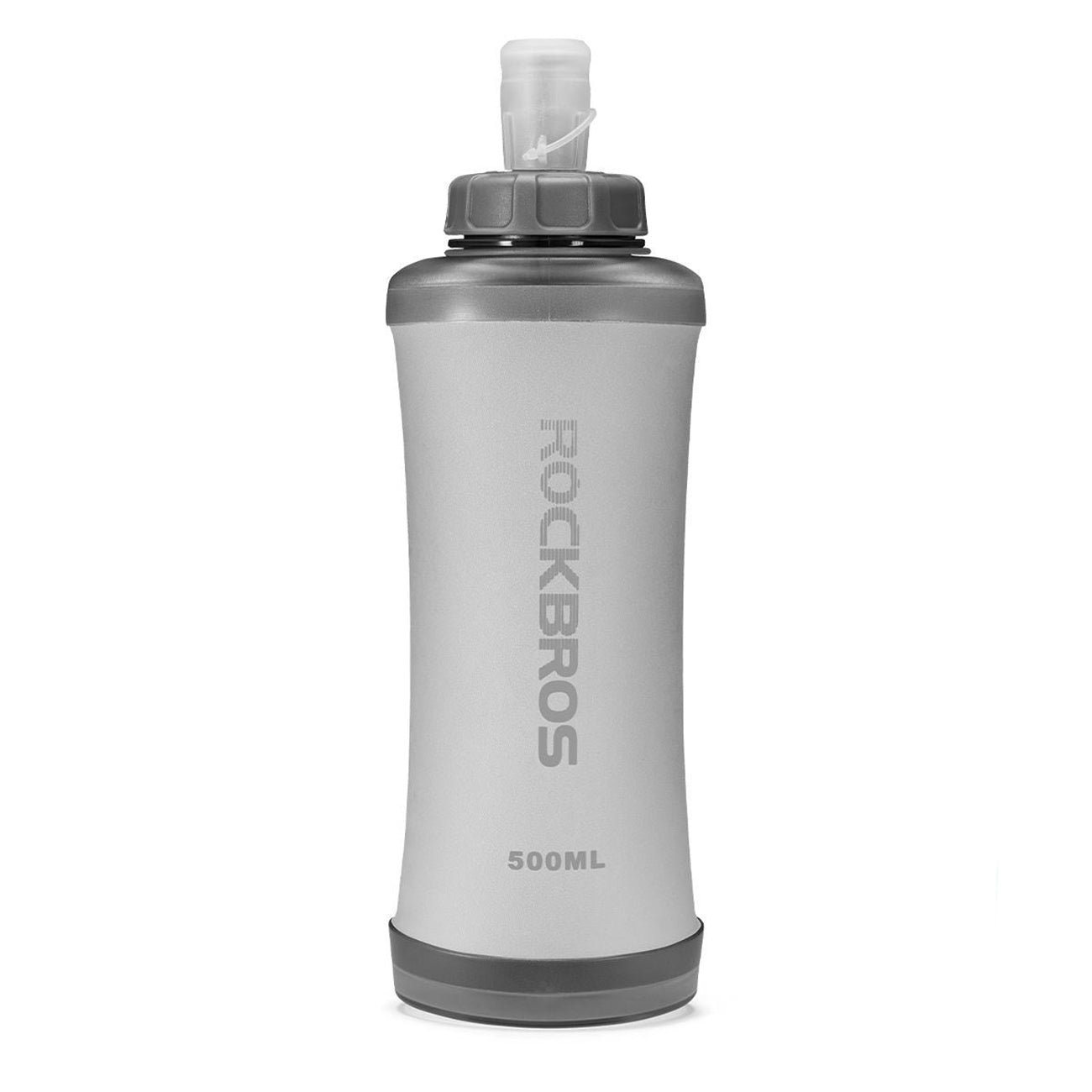 Rockbros 350017001 minkšta bėgimo vandeni kolba 500 ml - balta -- Sports Water Bottles