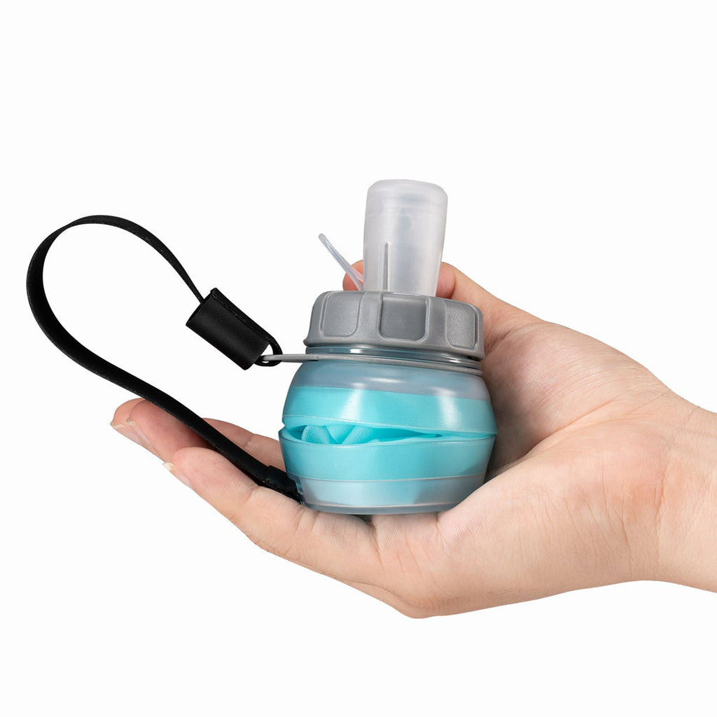Rockbros 350017002 minkšta bėgimo vandeni kolba 500 ml - šviesiai mėlyna -- Sports Water Bottles