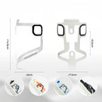 Rockbros BBC2504 Ultralegvasis aliuminio butelio laikiklis - baltas -- Bicycle Bottle Cages