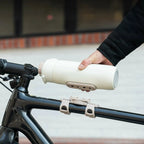 Rockbros S550H-1 700 ml šiluminis butelis su magnetiniu laikikiu ir tvirtinimo juostele - kreminės spalvos -- Cycling...