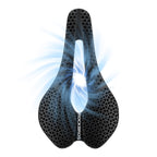 Rockbros LF0214 Anatominis 3D Vandentvarus Dviračio Balna - Juodas -- Bicycle Saddles