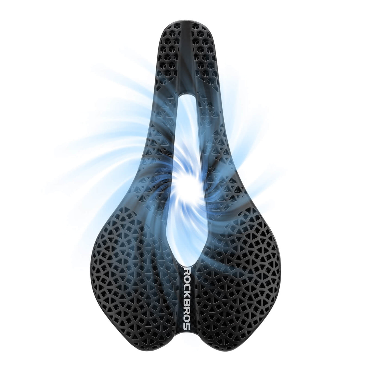 Rockbros LF0214 Anatominis 3D Vandentvarus Dviračio Balna - Juodas -- Bicycle Saddles