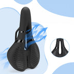 Rockbros 8182 miesto dviračio balna, patogus, anatominis - juodas -- Bicycle Saddles