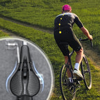 Rockbros 8182 miesto dviračio balna, patogus, anatominis - juodas -- Bicycle Saddles