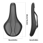 Rockbros B824 sportinis ergonomiškas dviračio balno - juodas -- Bicycle Saddles