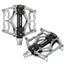Rockbros JT201012LS 2010-12L Aliuminio platformos dviračio pedalai - sidabriniai -- Cycling Accessories