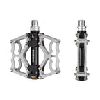 Rockbros JT201012LS 2010-12L Aliuminio platformos dviračio pedalai - sidabriniai -- Cycling Accessories