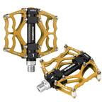 Rockbros JT201012LG 2010-12L Aliuminio platformos dviračio pedalai - auksiniai -- Cycling Accessories